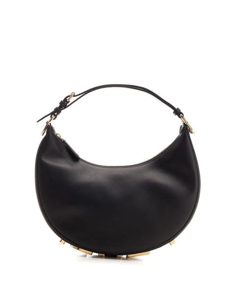 fendi small hobo bag|fendi hobo bag black leather.